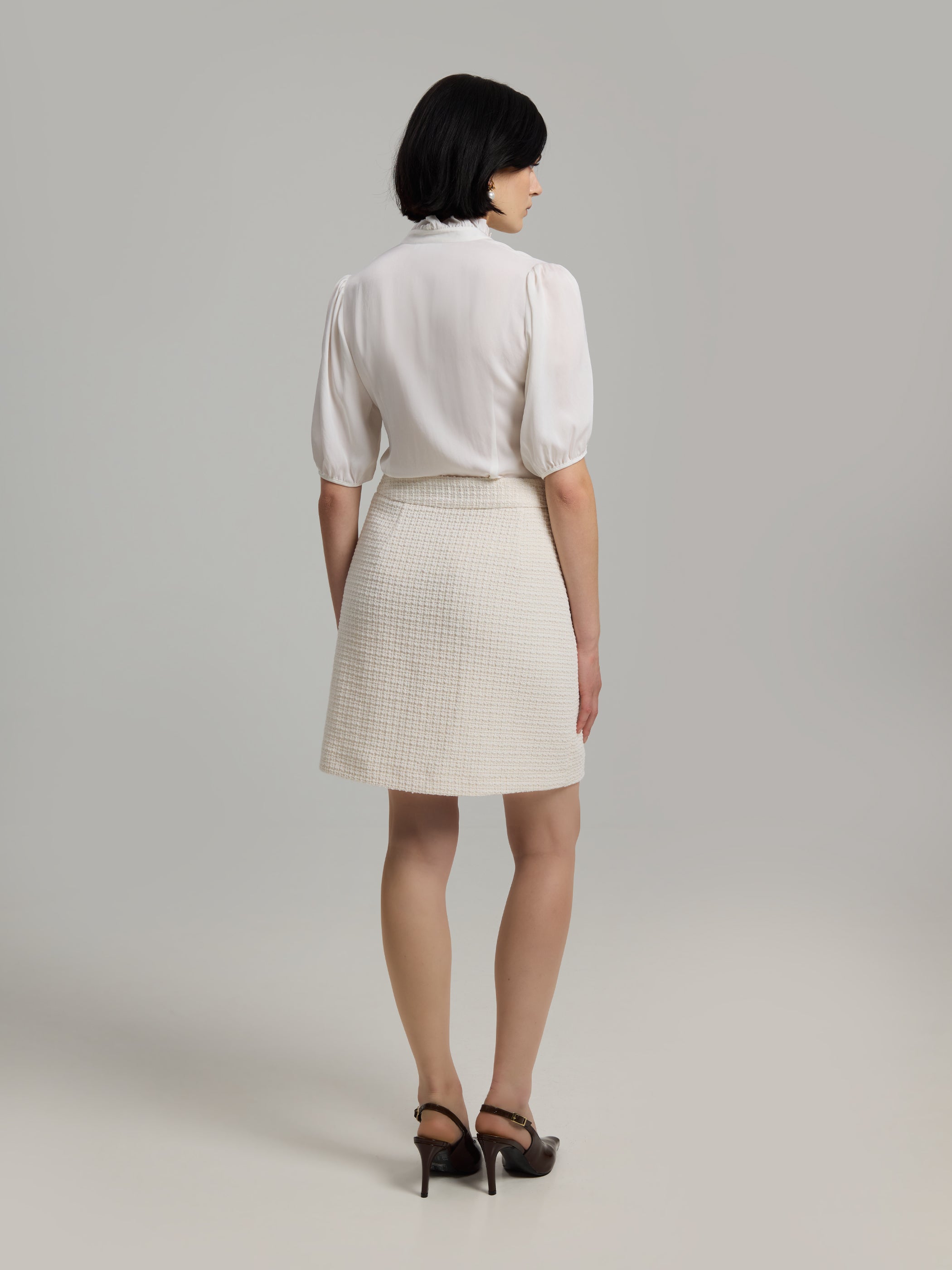 Celia 50 Bouclé Skirt