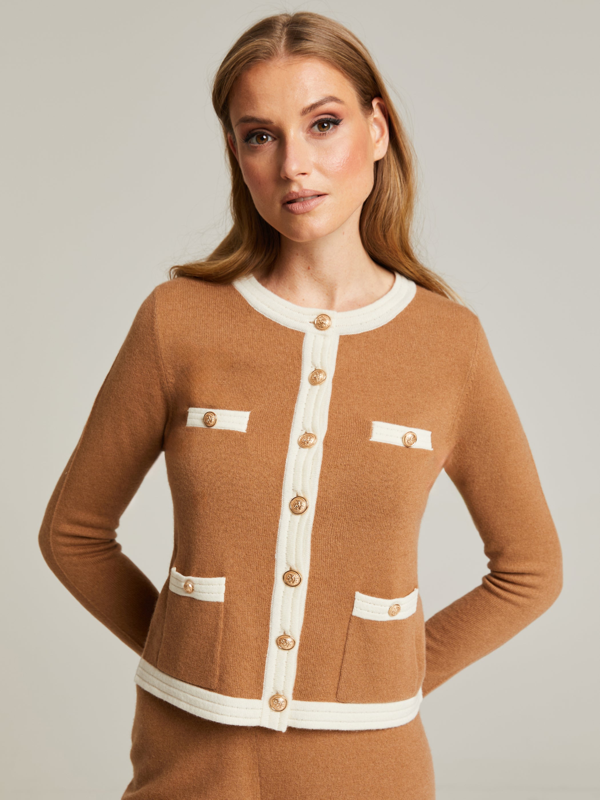 Charlott Merino-Kaschmir Cardigan