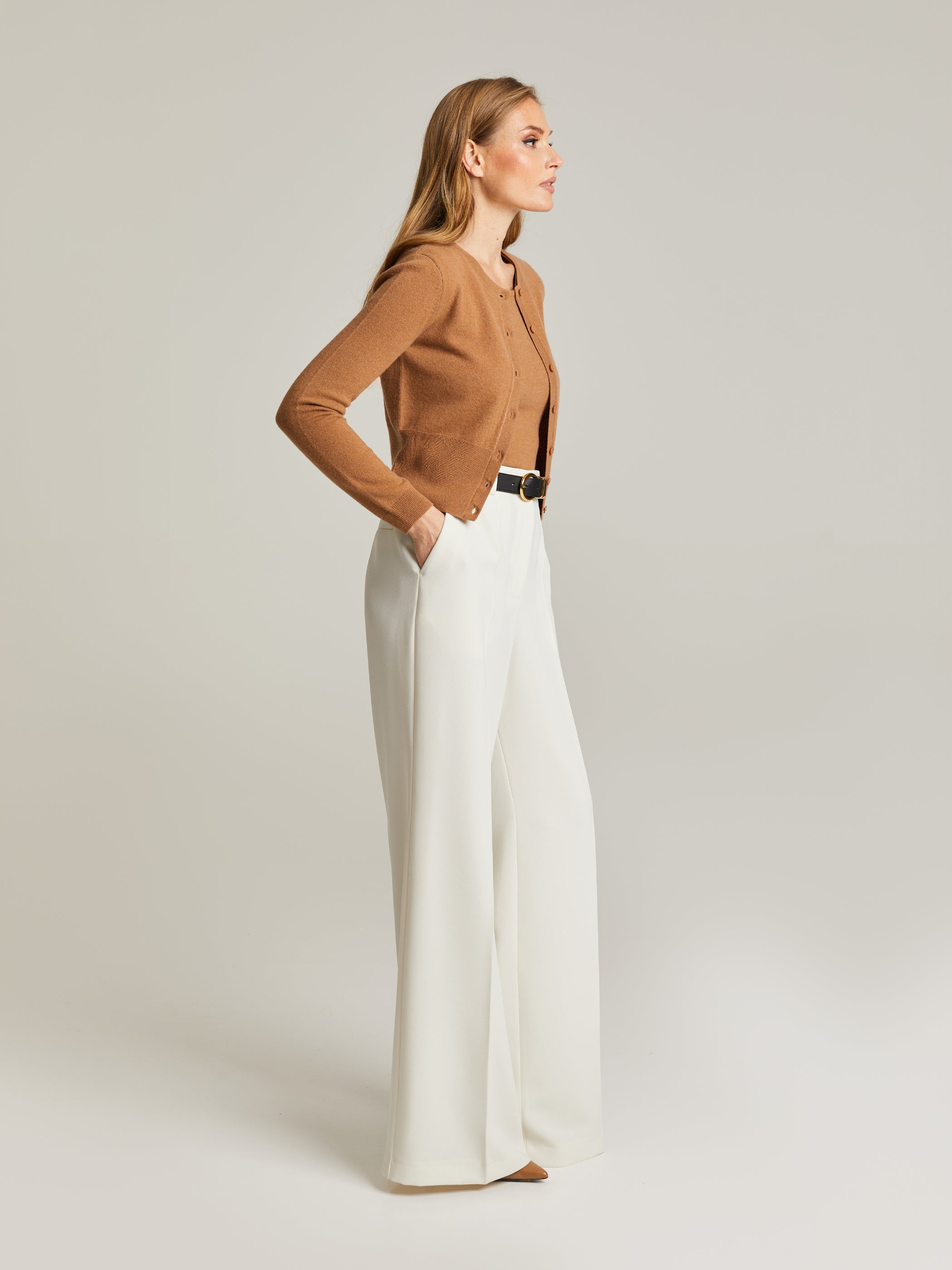 Ellean Merino-Cashmere Cardigan