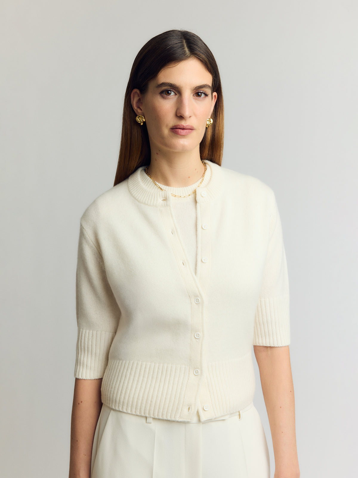 Este Cashmere Cardigan