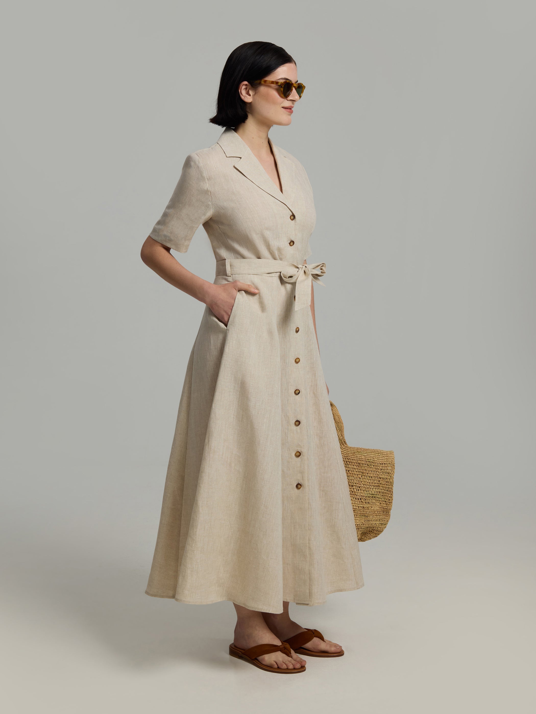 Giorgia Linen Dress