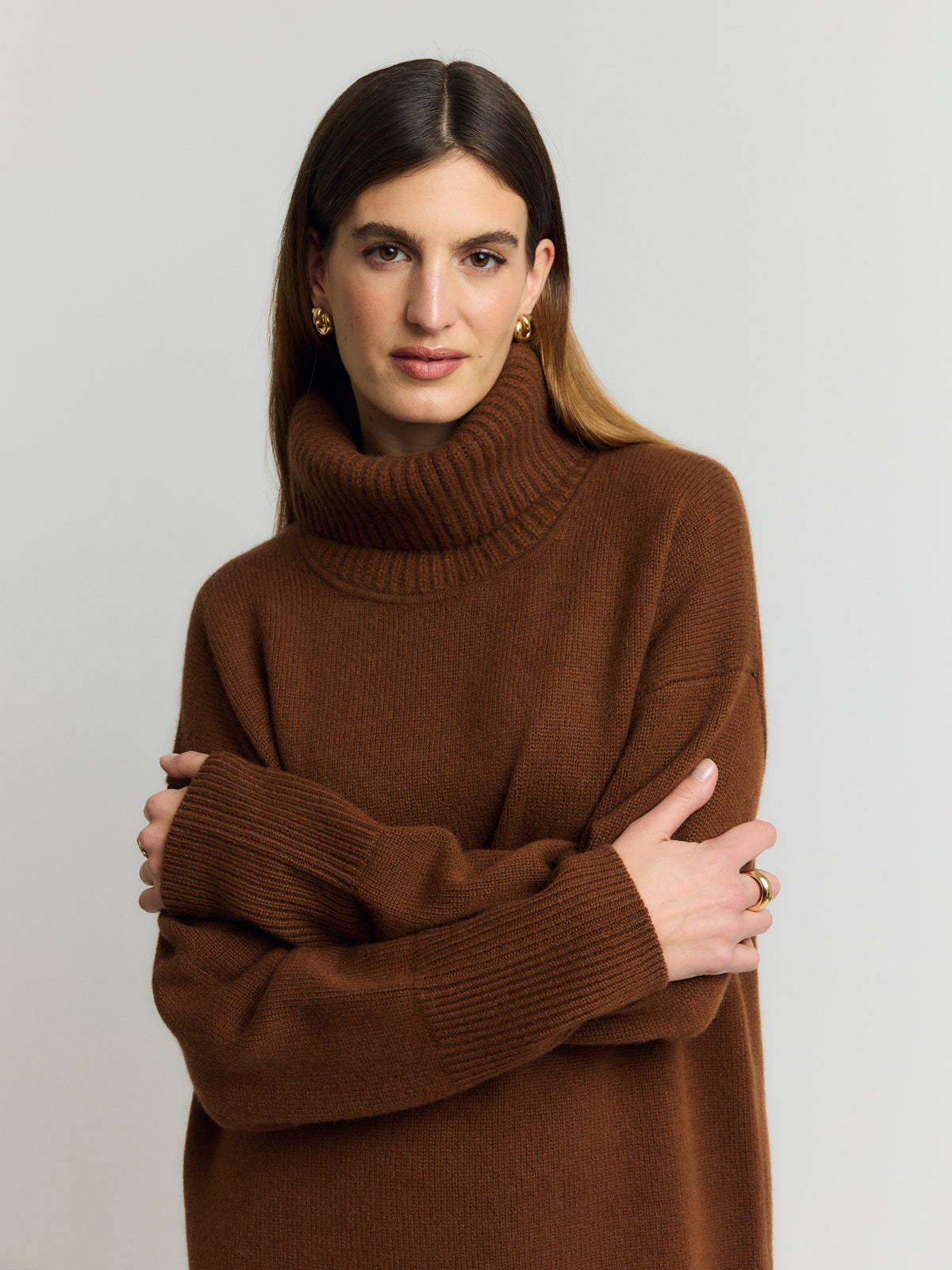 Maeva Cashmere Turtleneck Knit