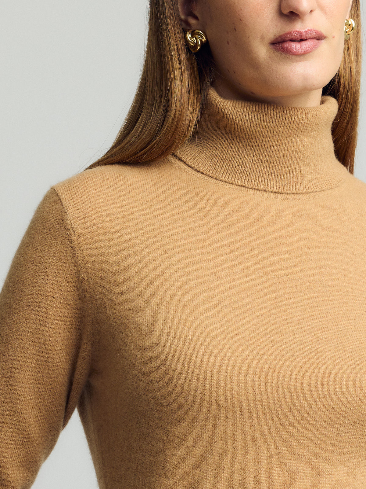 Polana Cashmere Turtleneck Knit