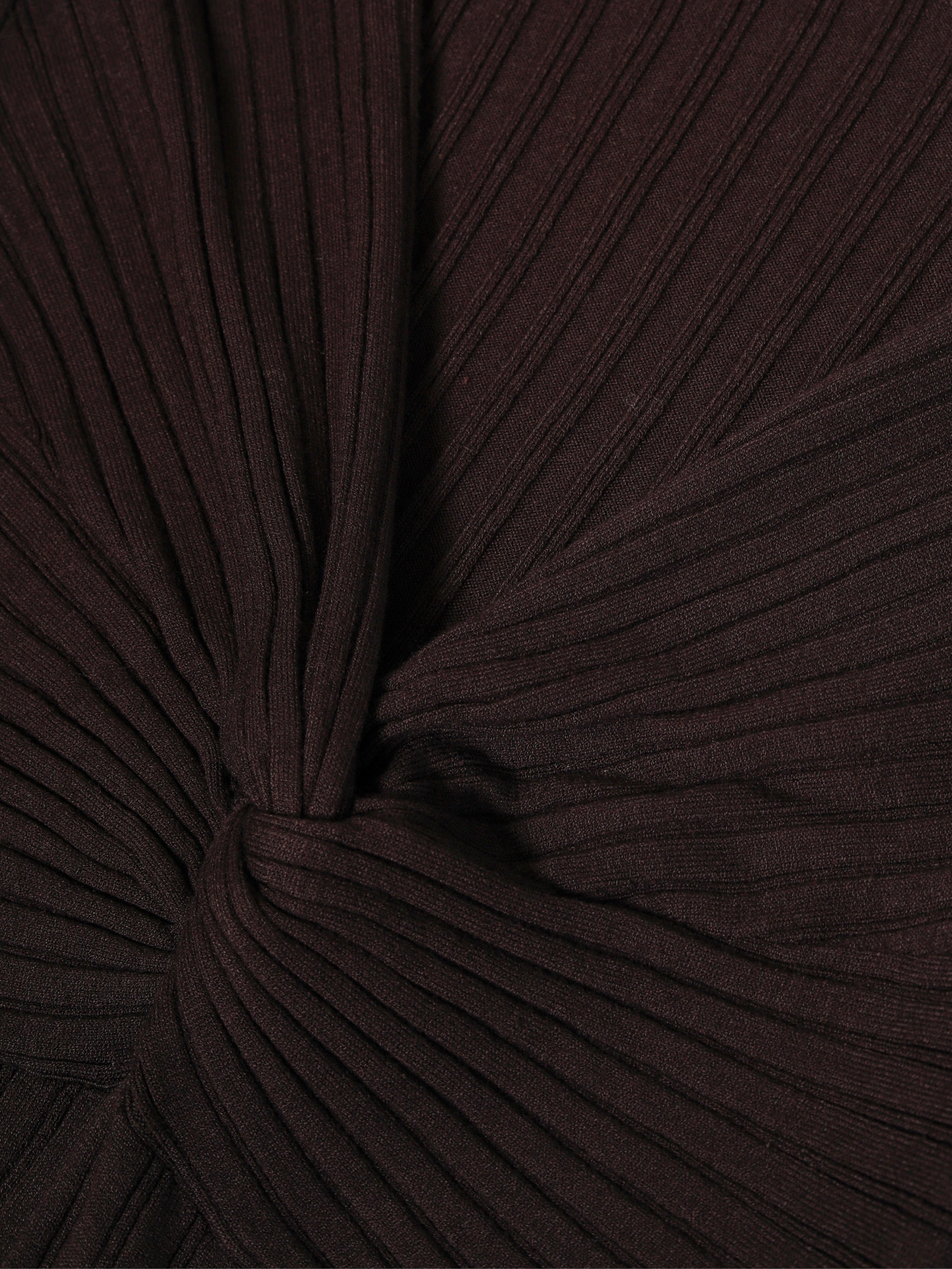 Polly Rib-Knit Blouse