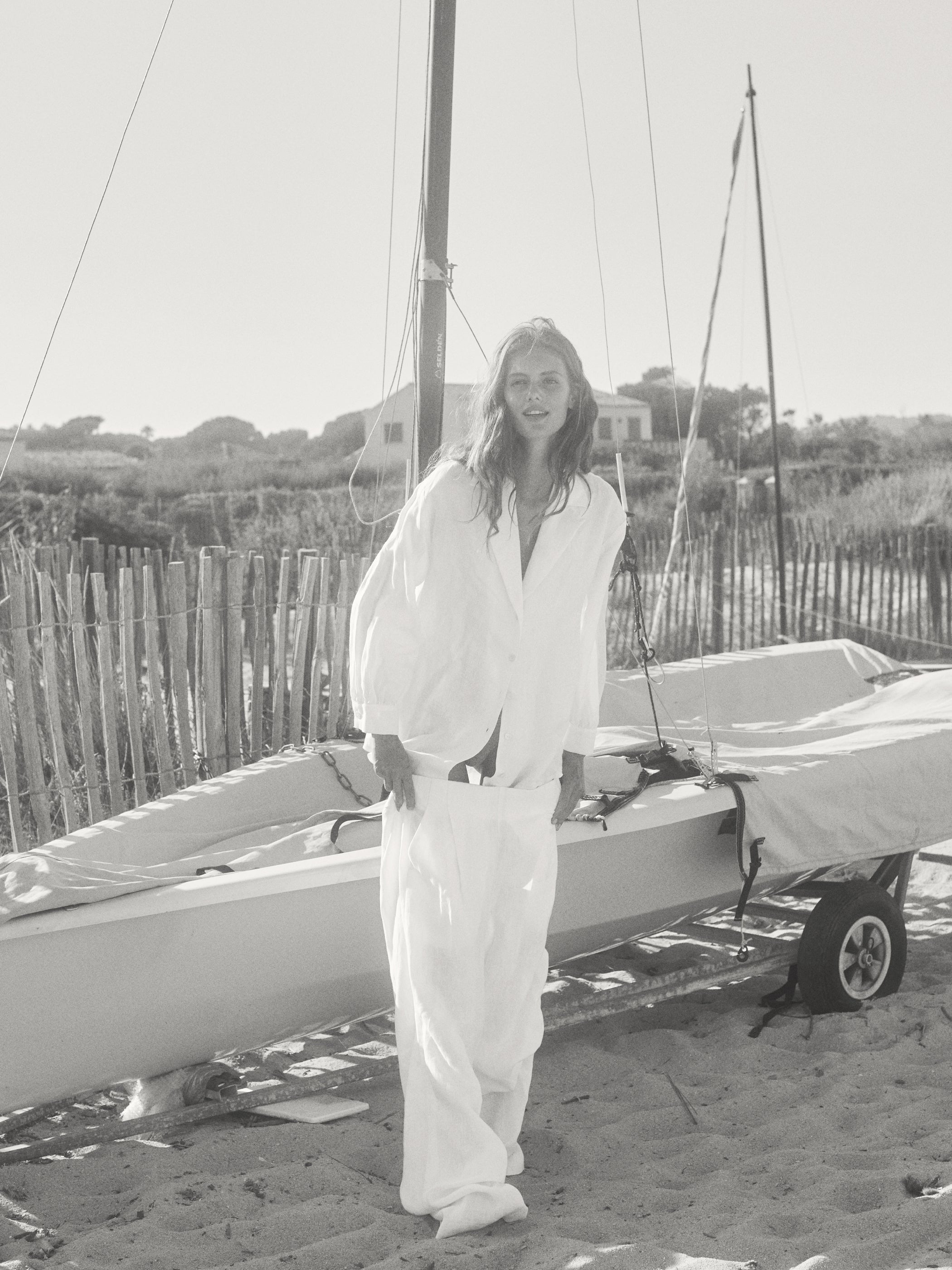 Kamille 3 Linne Byxor