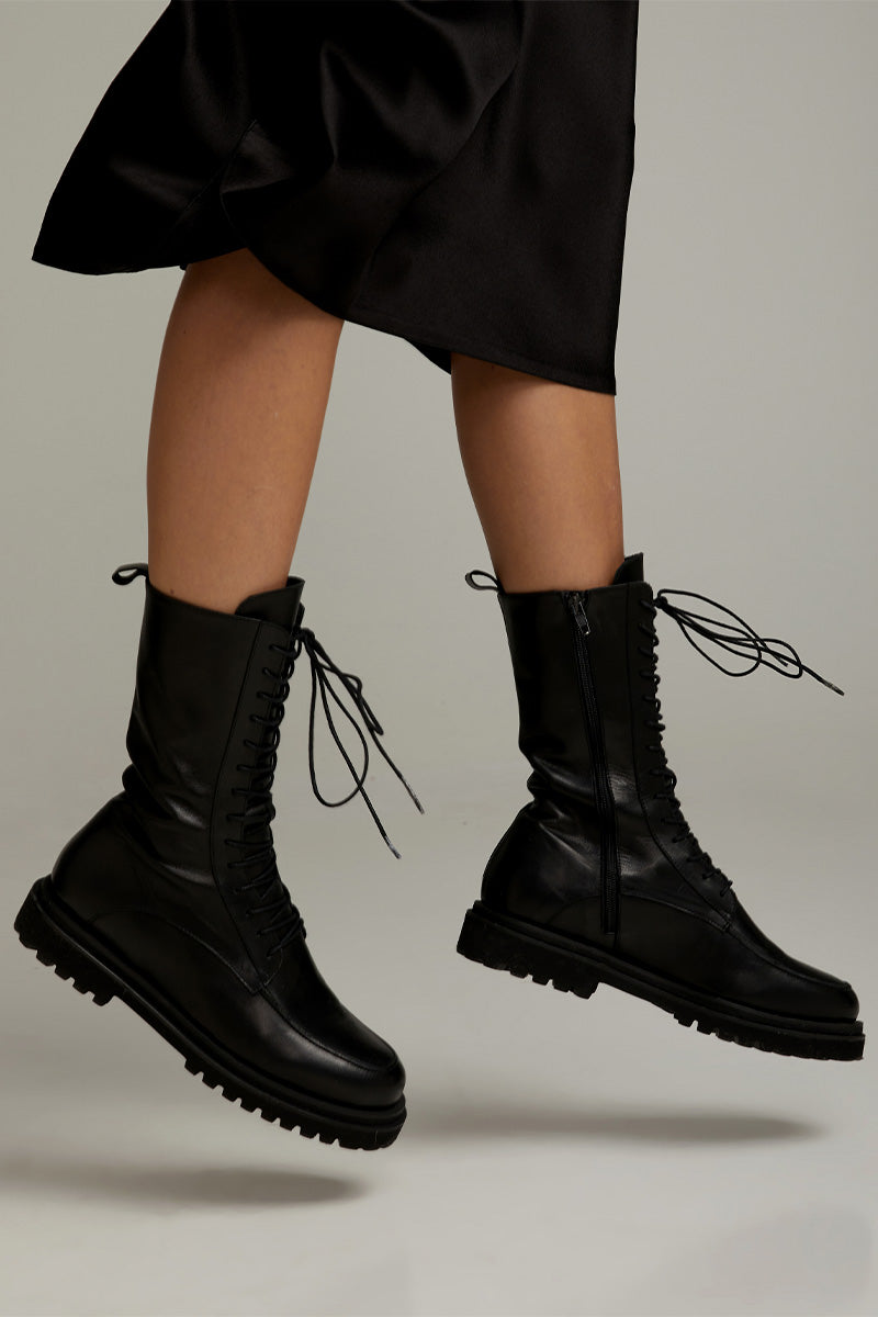 Andiata - Adian Combat Boots5