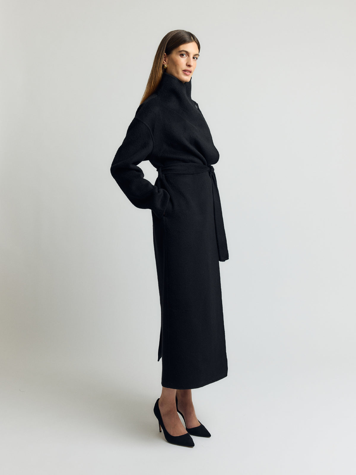 Achillea Wool-Camel Hair Coat
