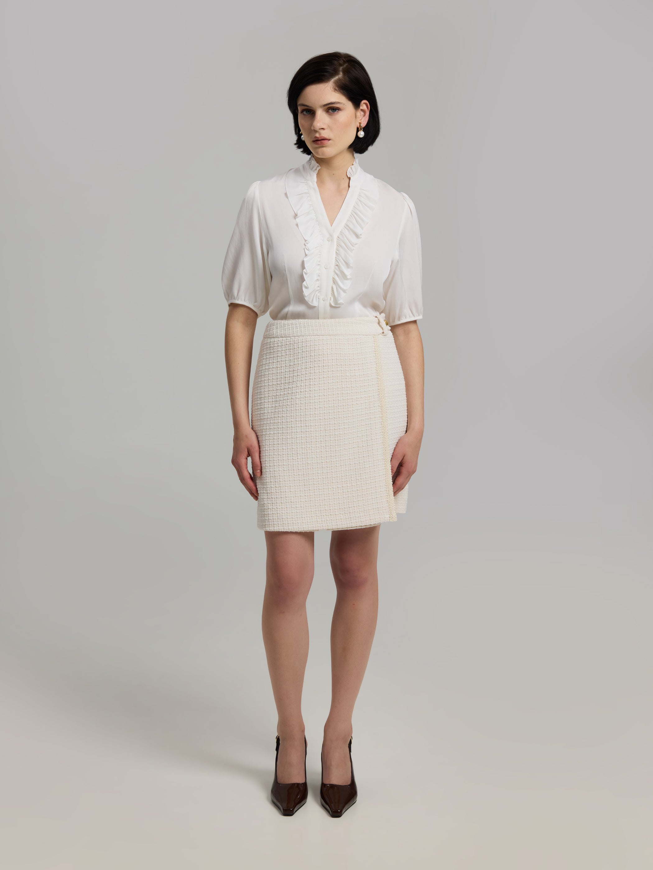 Celia 50 Bouclé Skirt