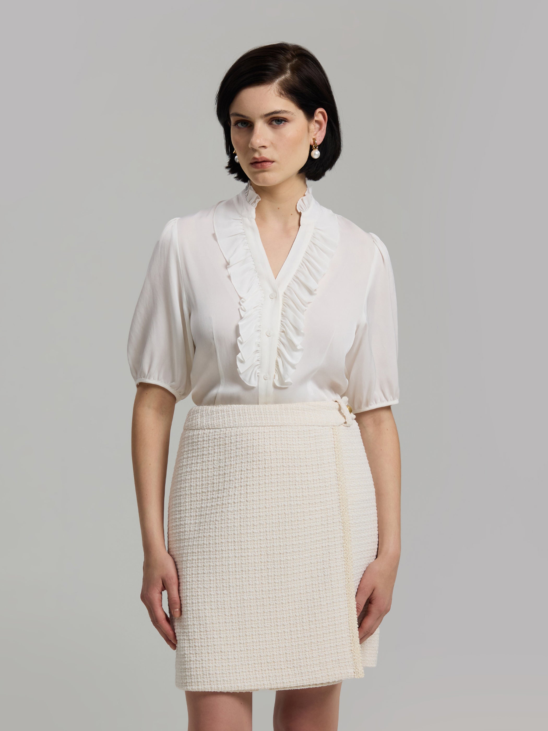 Celia 50 Bouclé Skirt