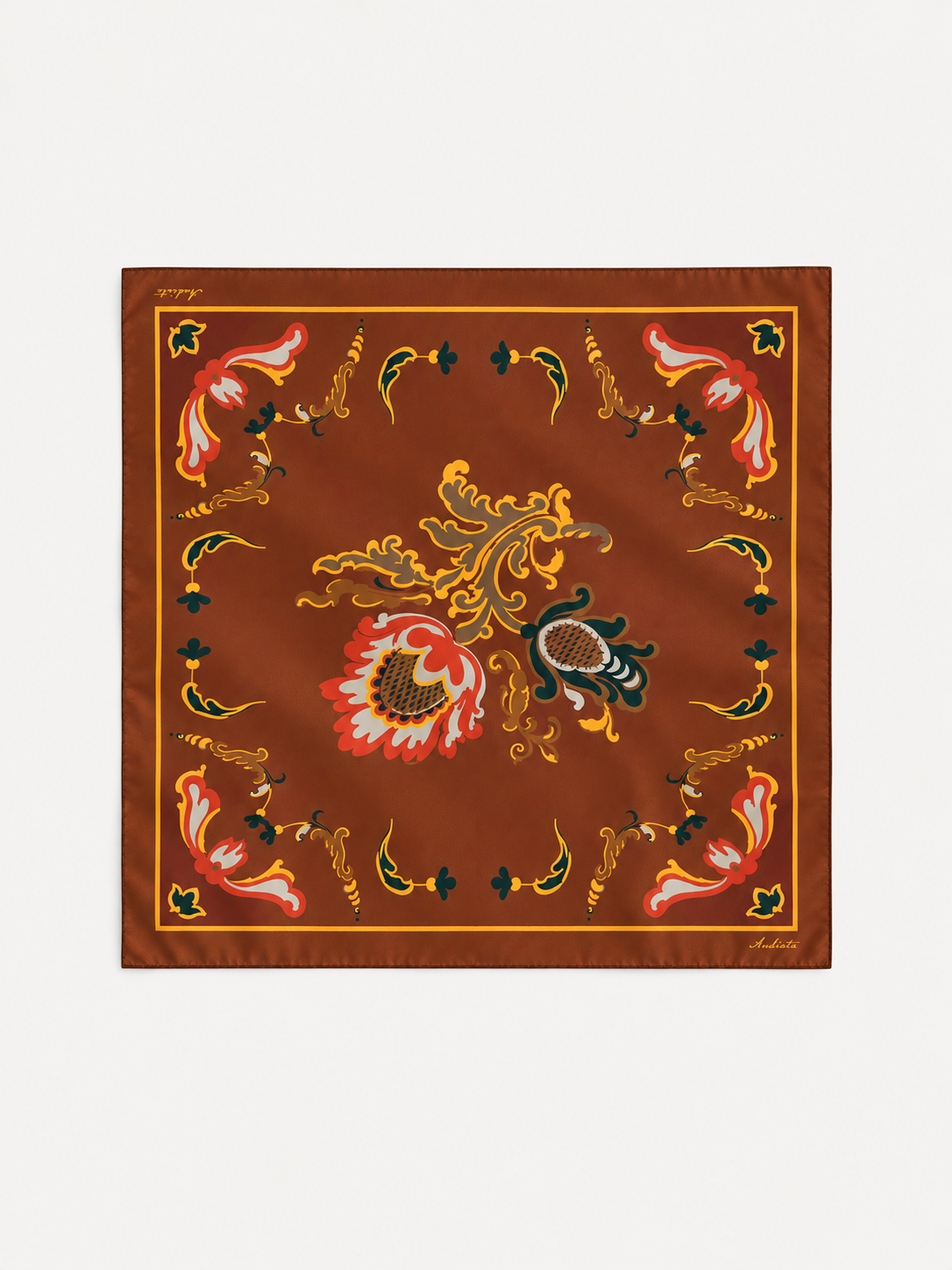 Aster Silk Scarf