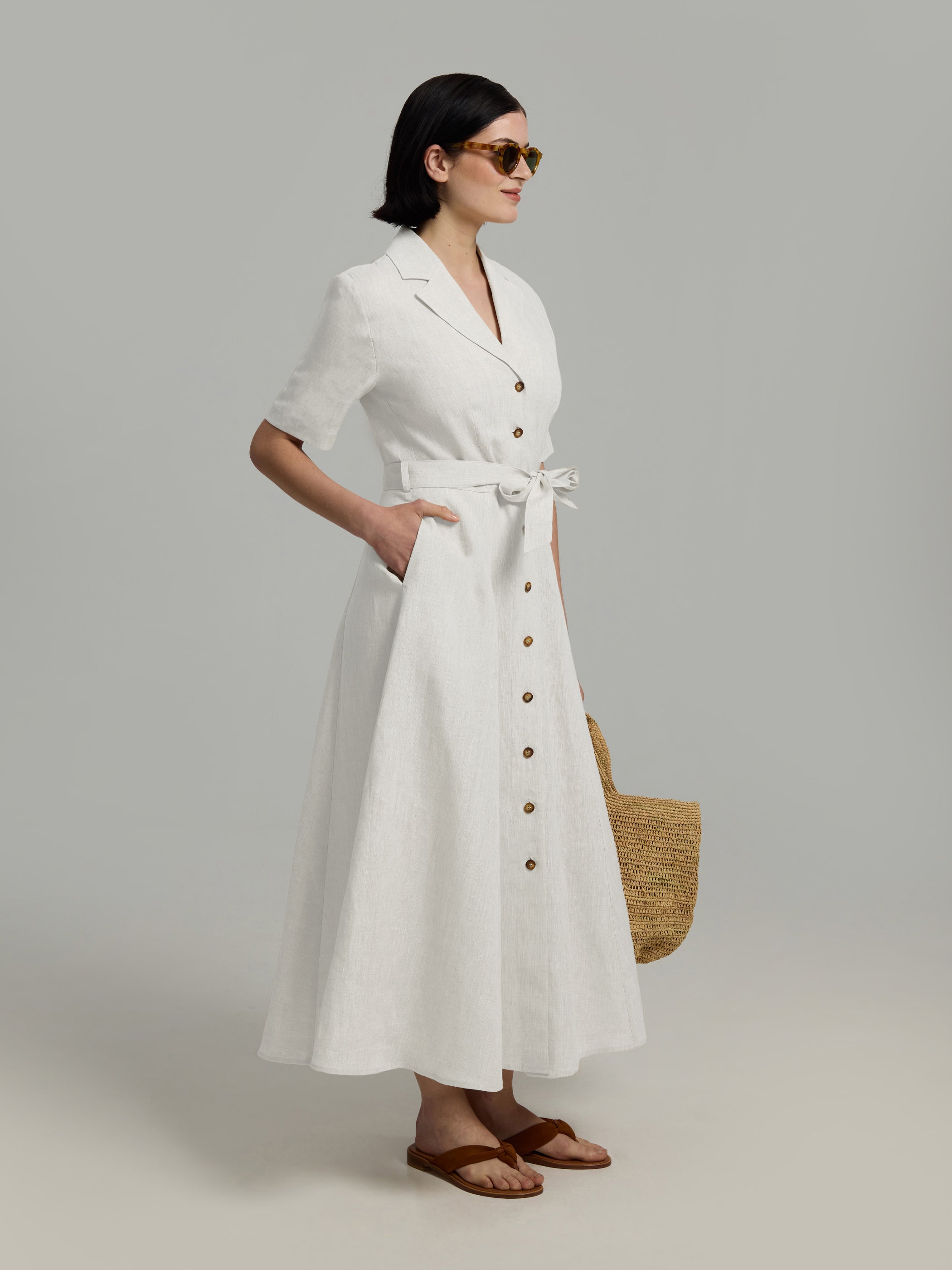 Giorgia Linen Dress