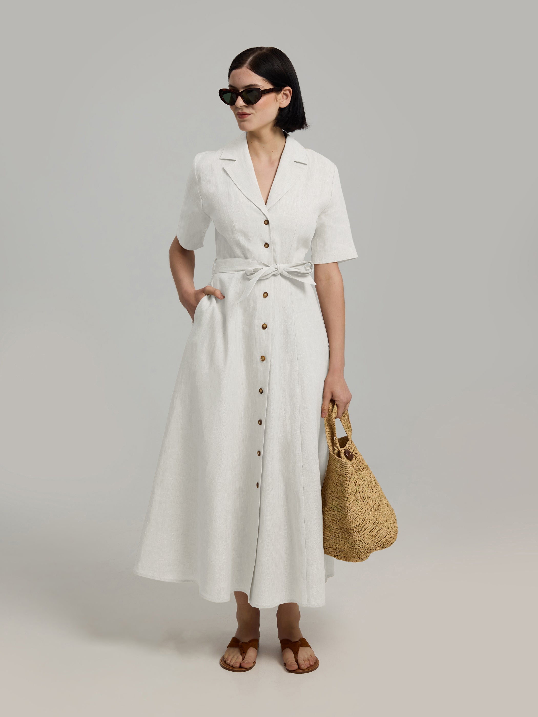 Giorgia Linen Dress