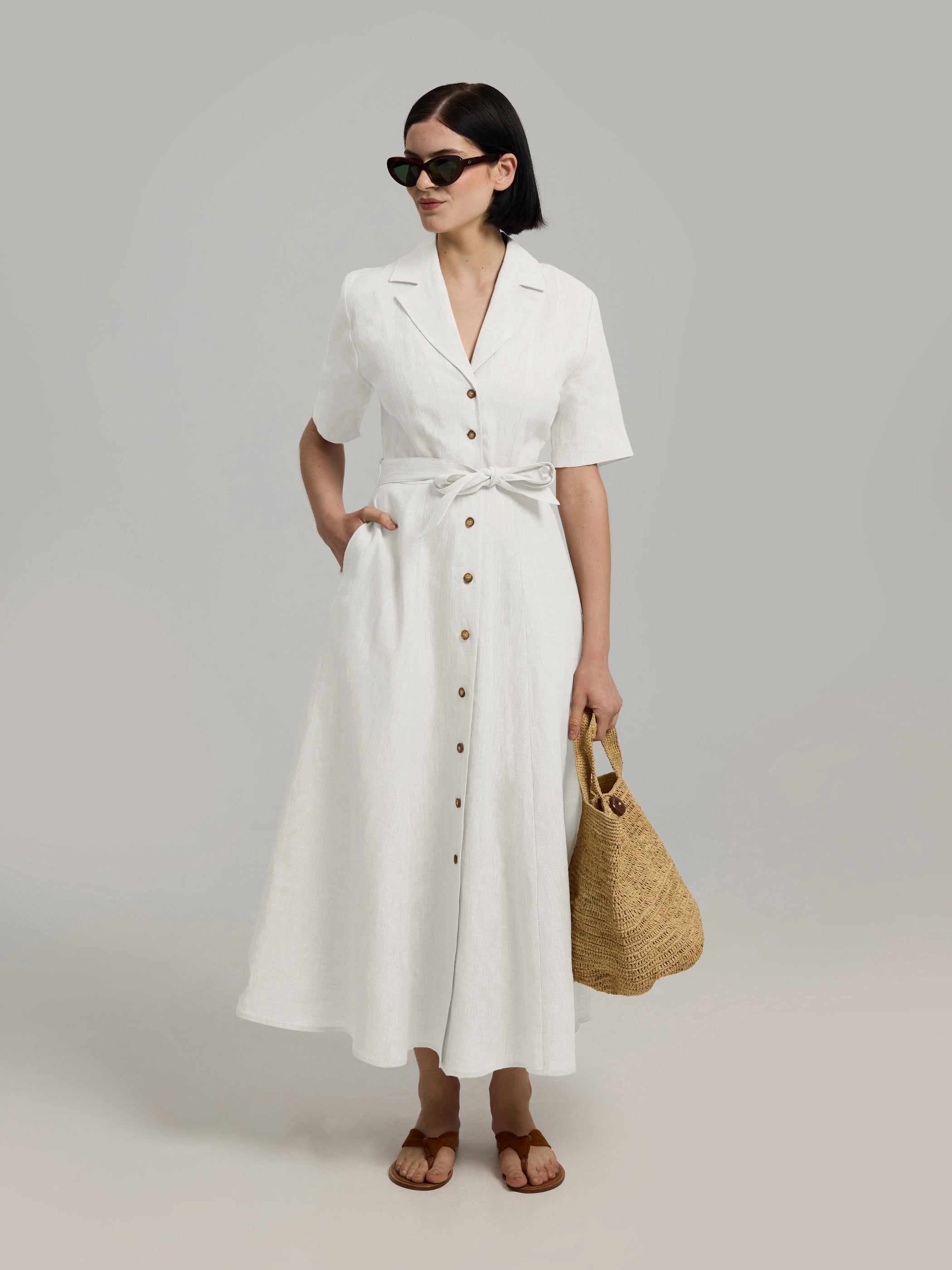 Giorgia Linen Dress