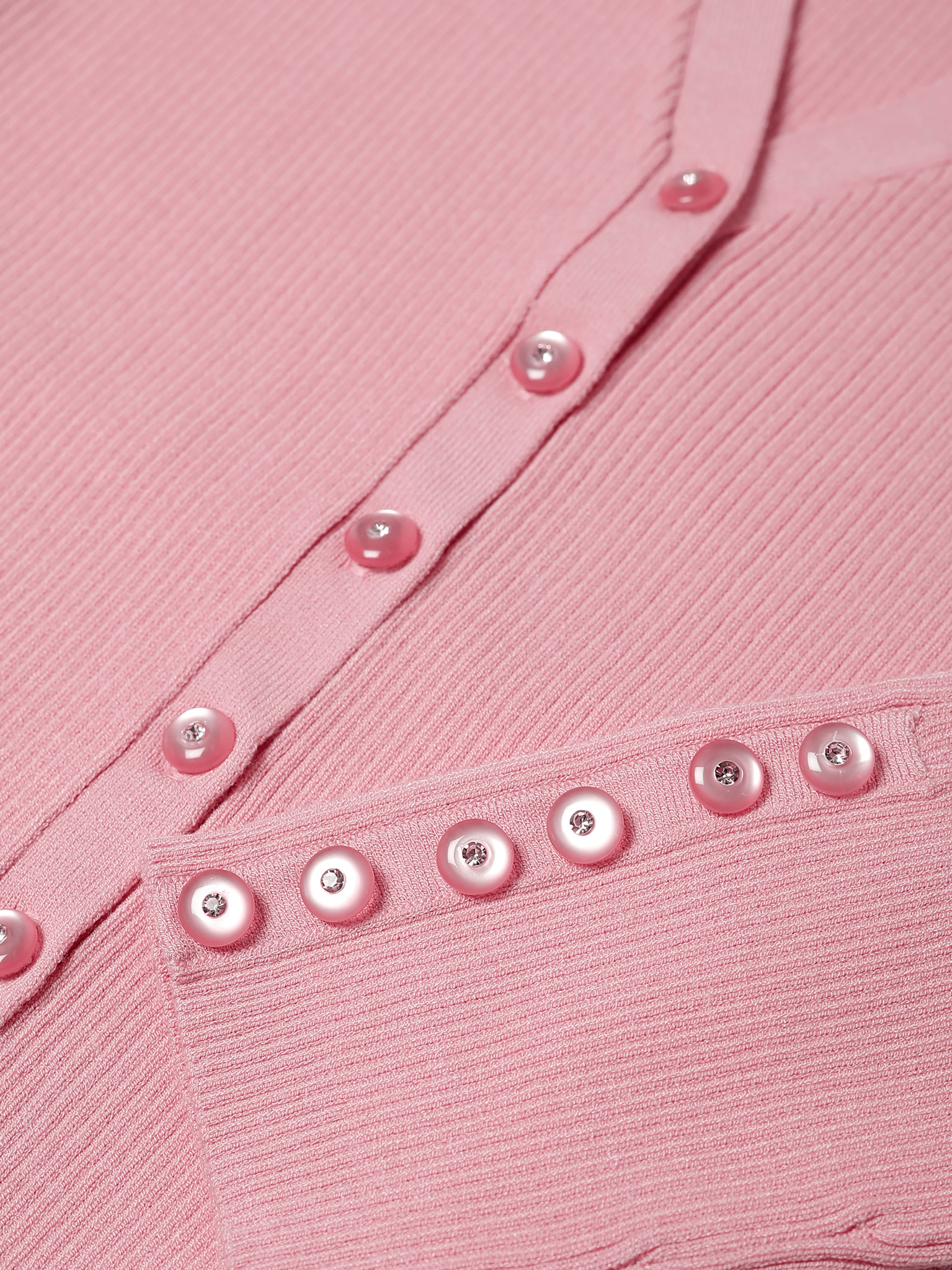 Stacie Rib-Knit Cardigan