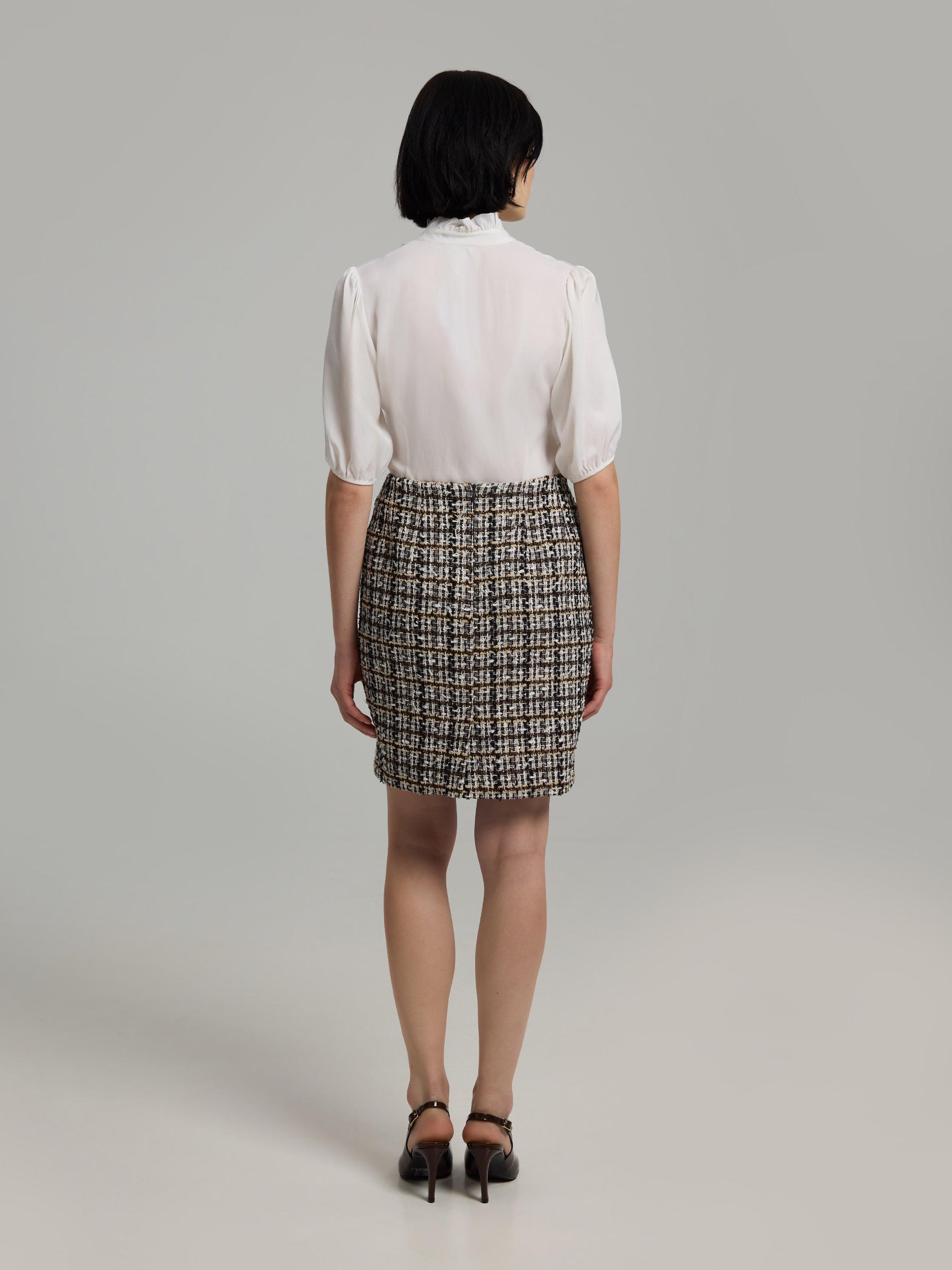 Vivian 50 Bouclé Skirt