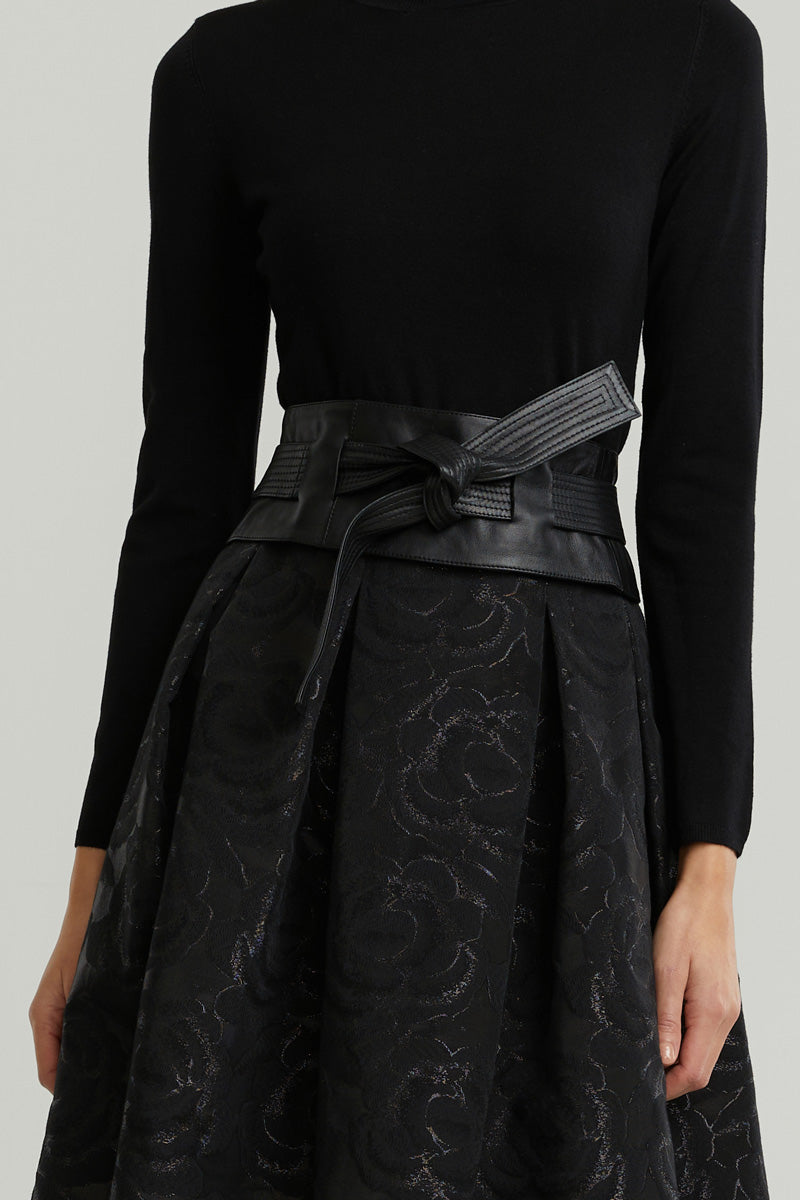 Andiata - Rainette Leather Tie Belt5